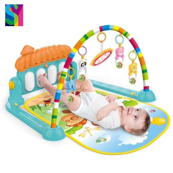 Multi-Functional Baby Gym Play Mat with Piano
