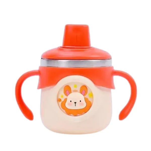 Leak-Proof Baby Sipper Cup with Handles Cute Lion Print | 240ml